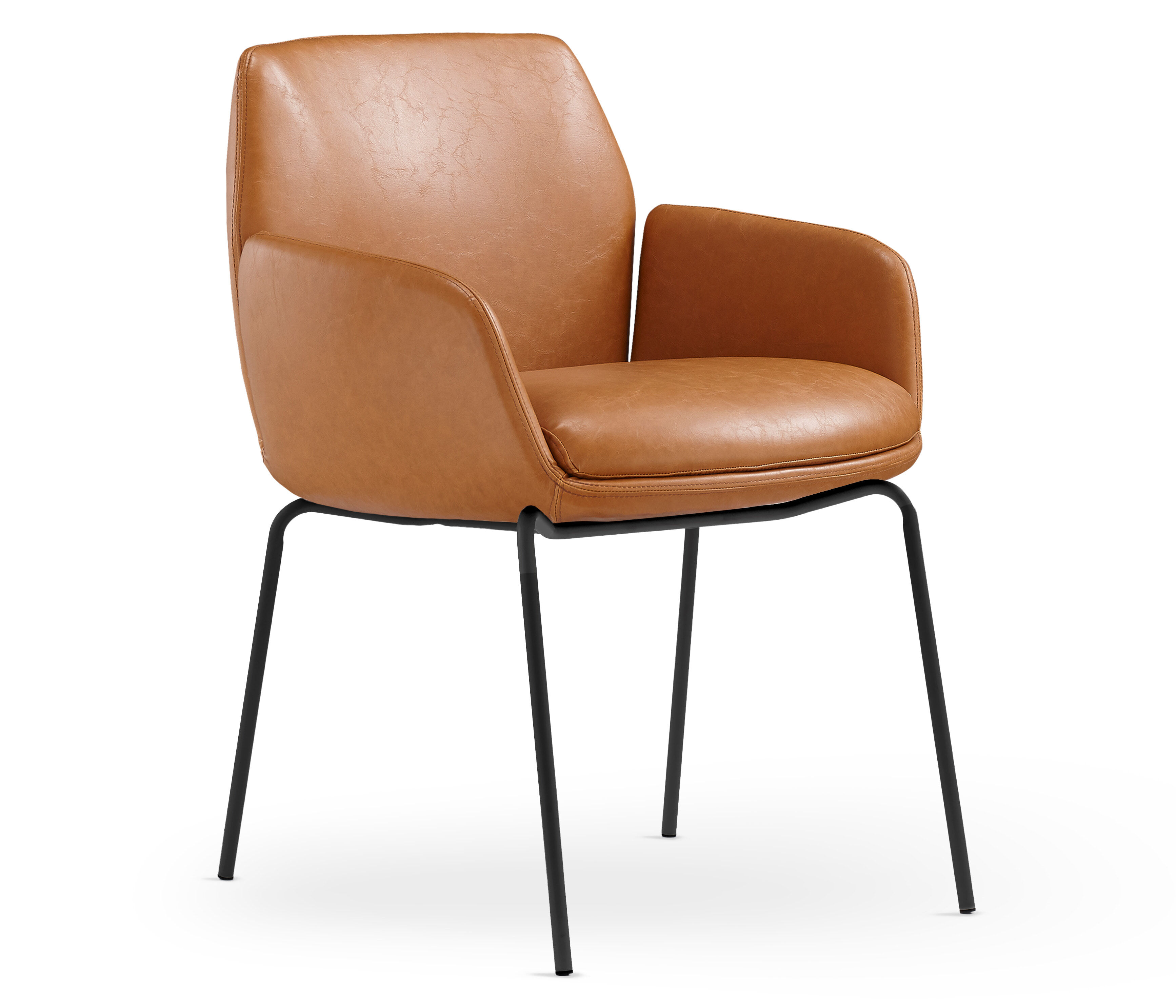 Tan PU Seat with Black Base