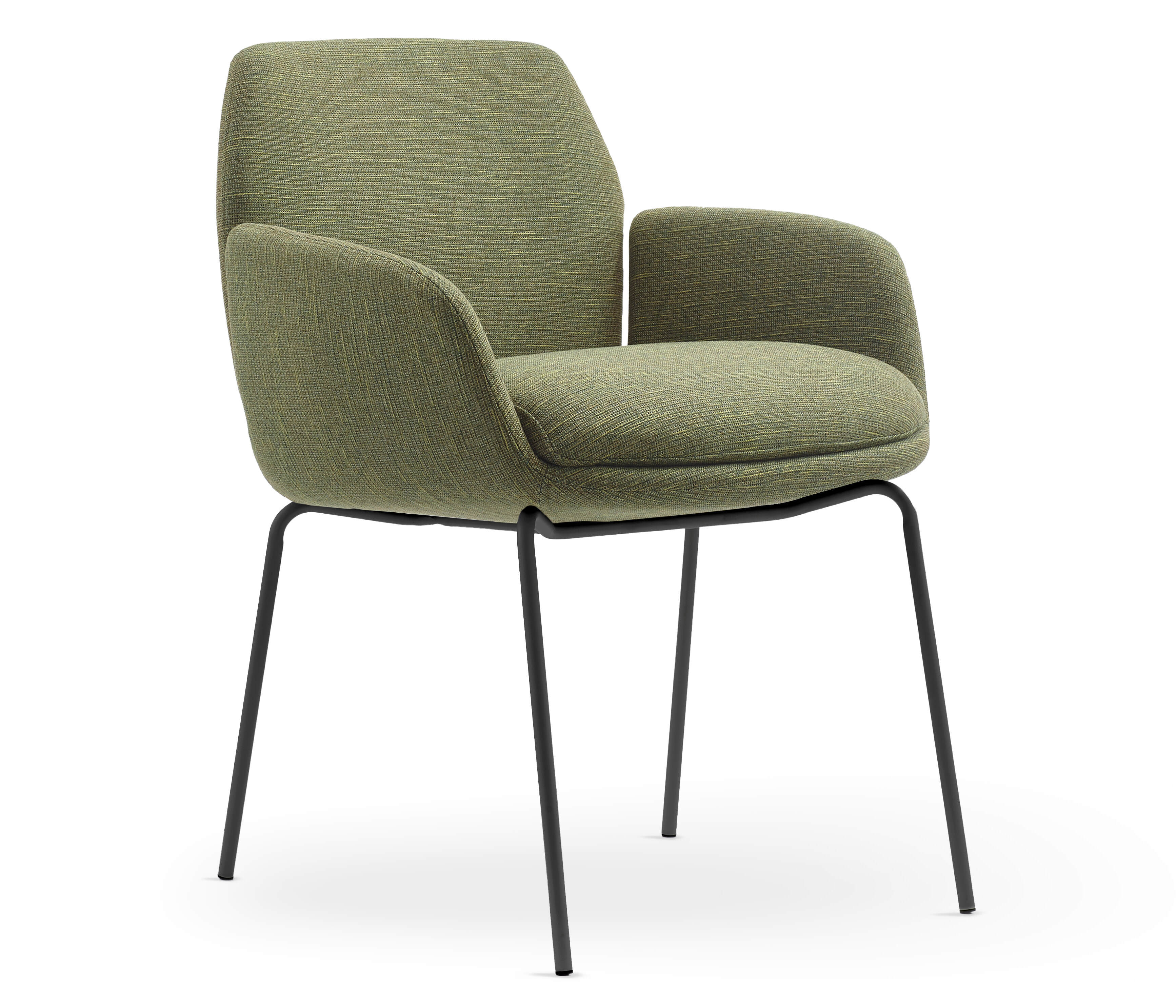 Bayleaf Fabric Seat with Black Base