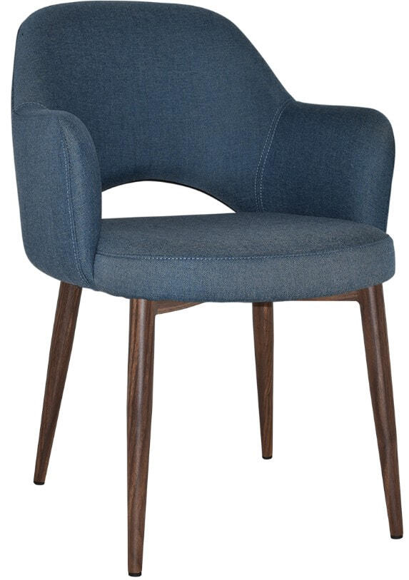 Gravity Denim with Light Walnut Legs