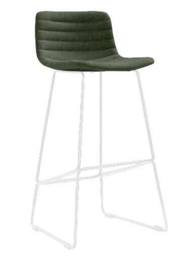 Olive Fabric with White Frame
