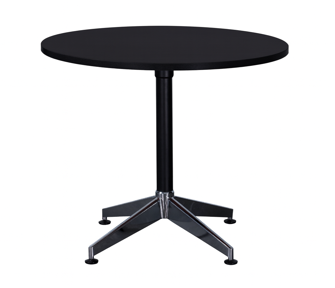 Black Top with Black & Chrome Base