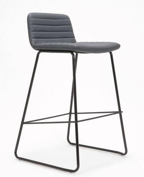 Navy PU Seat with Black Base