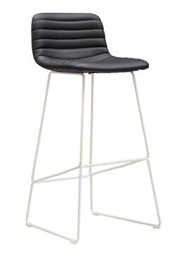 Black PU with White Frame