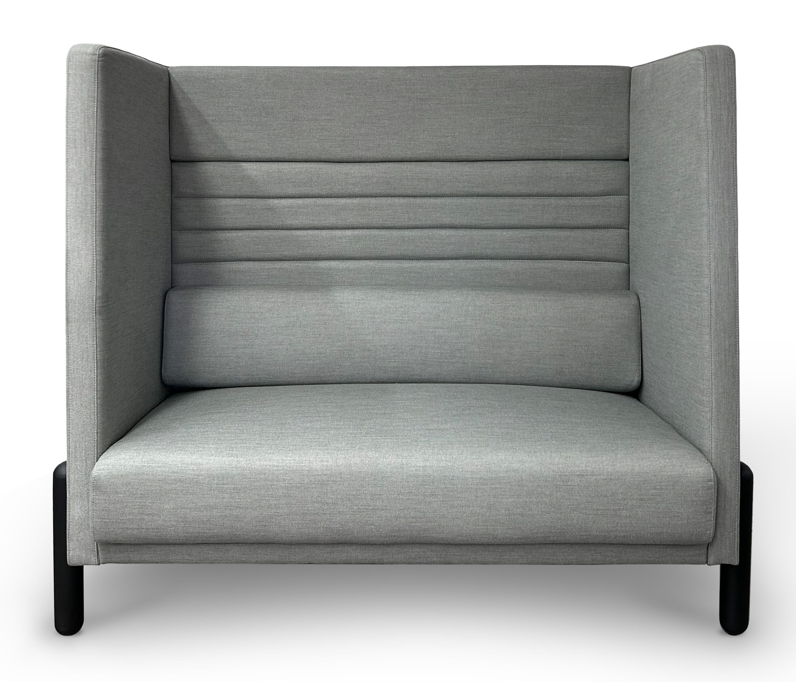 EVA2SEATER EVA LOUNGE Black-Grey Front