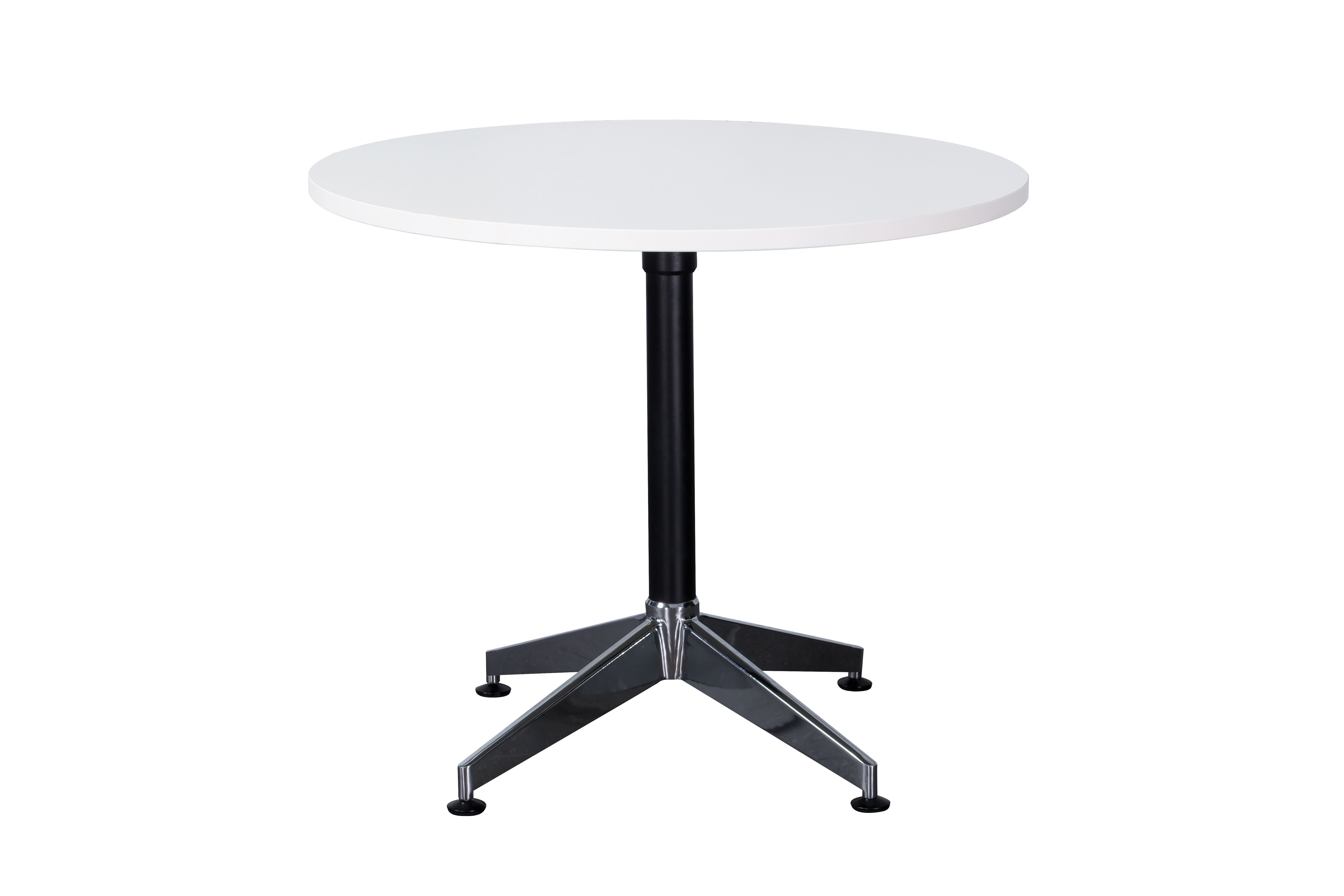 Boston White round table black spider