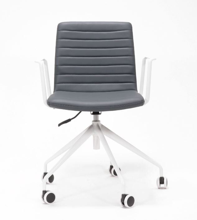 Navy PU Seat with White Base