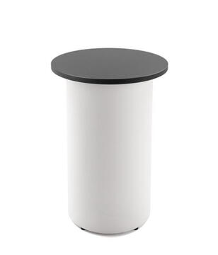 Black Top with White Base