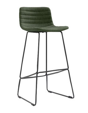 Olive Fabric with Black Frame