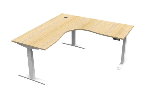 Cool Oak Top with White Frame