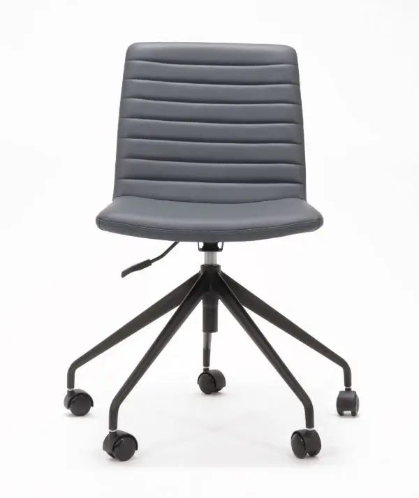 Navy PU Seat with Black Base