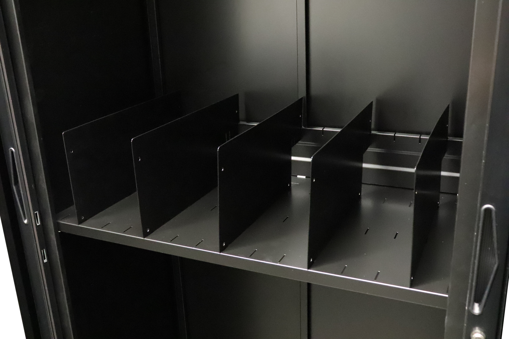 Slotted Shelf with Dividers
