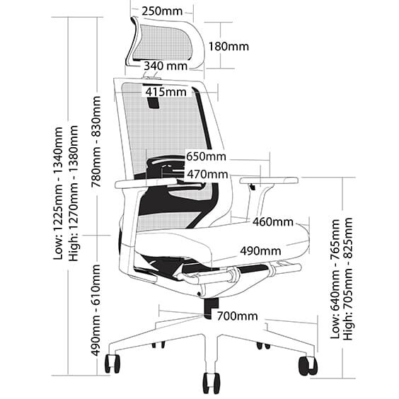 Dimension Halo High Back with Headrest