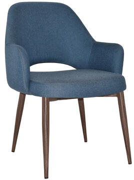 Gravity Denim with Light Walnut Legs