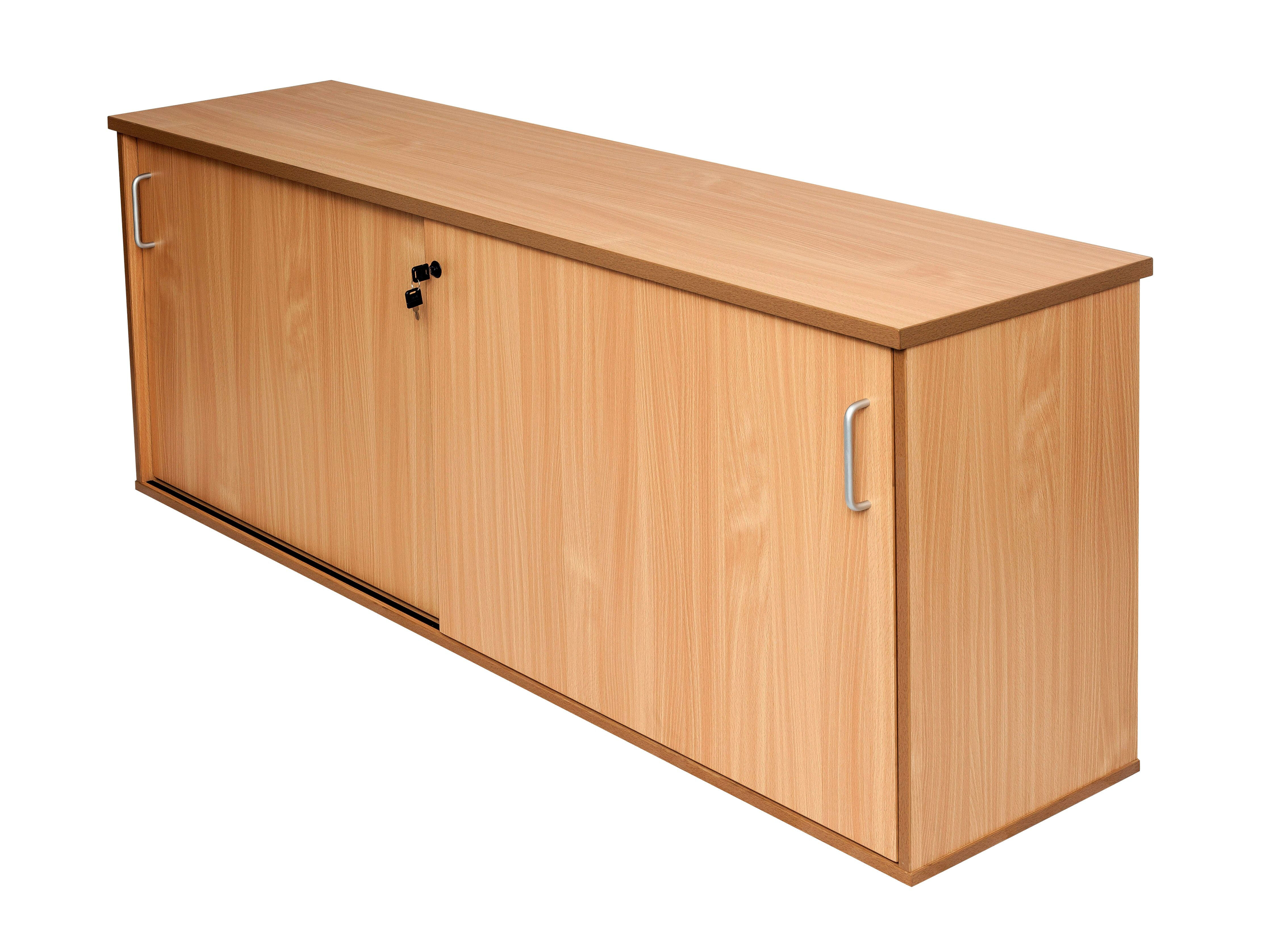 Boston beech lockable credenzas2