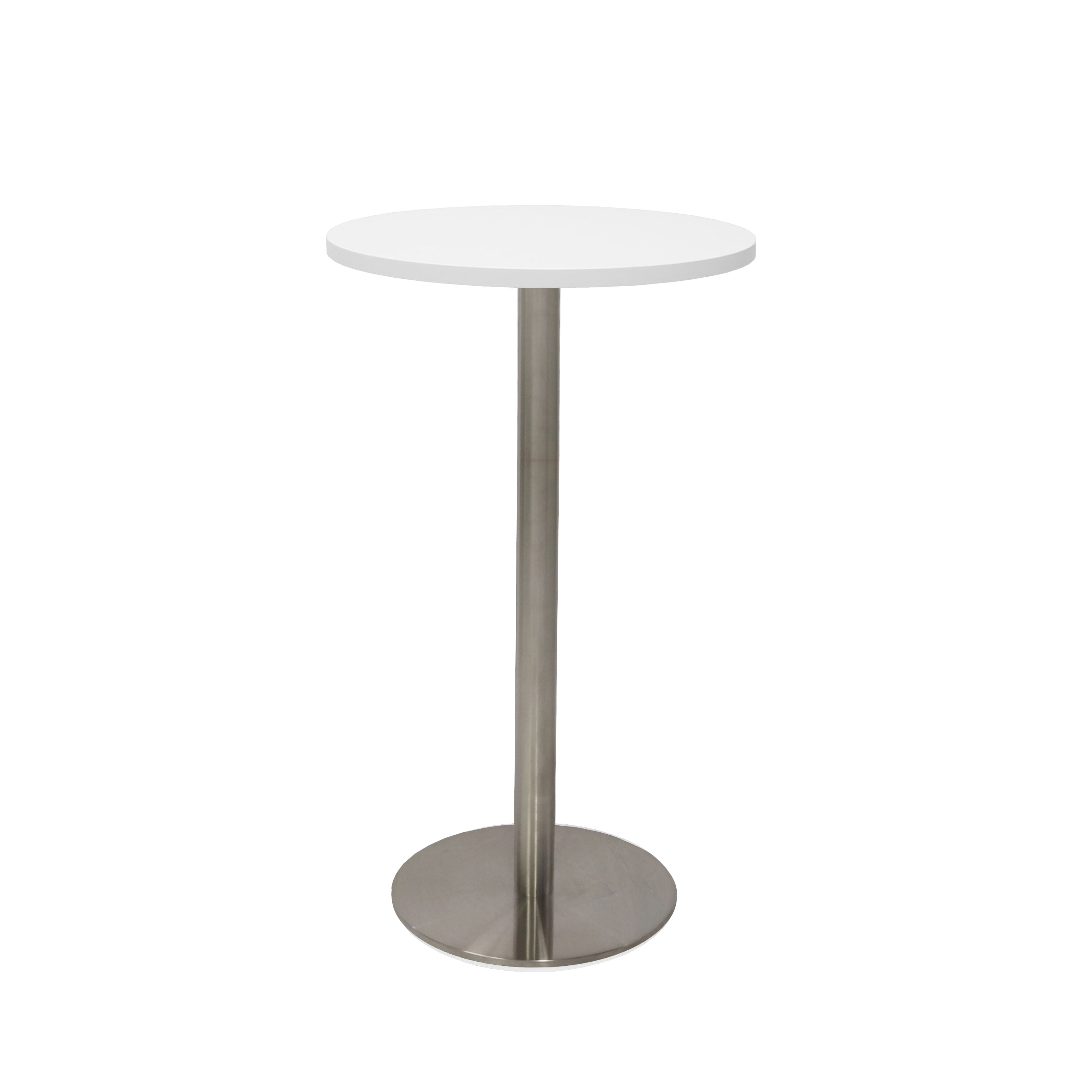 Stainless Steel Base with White Top