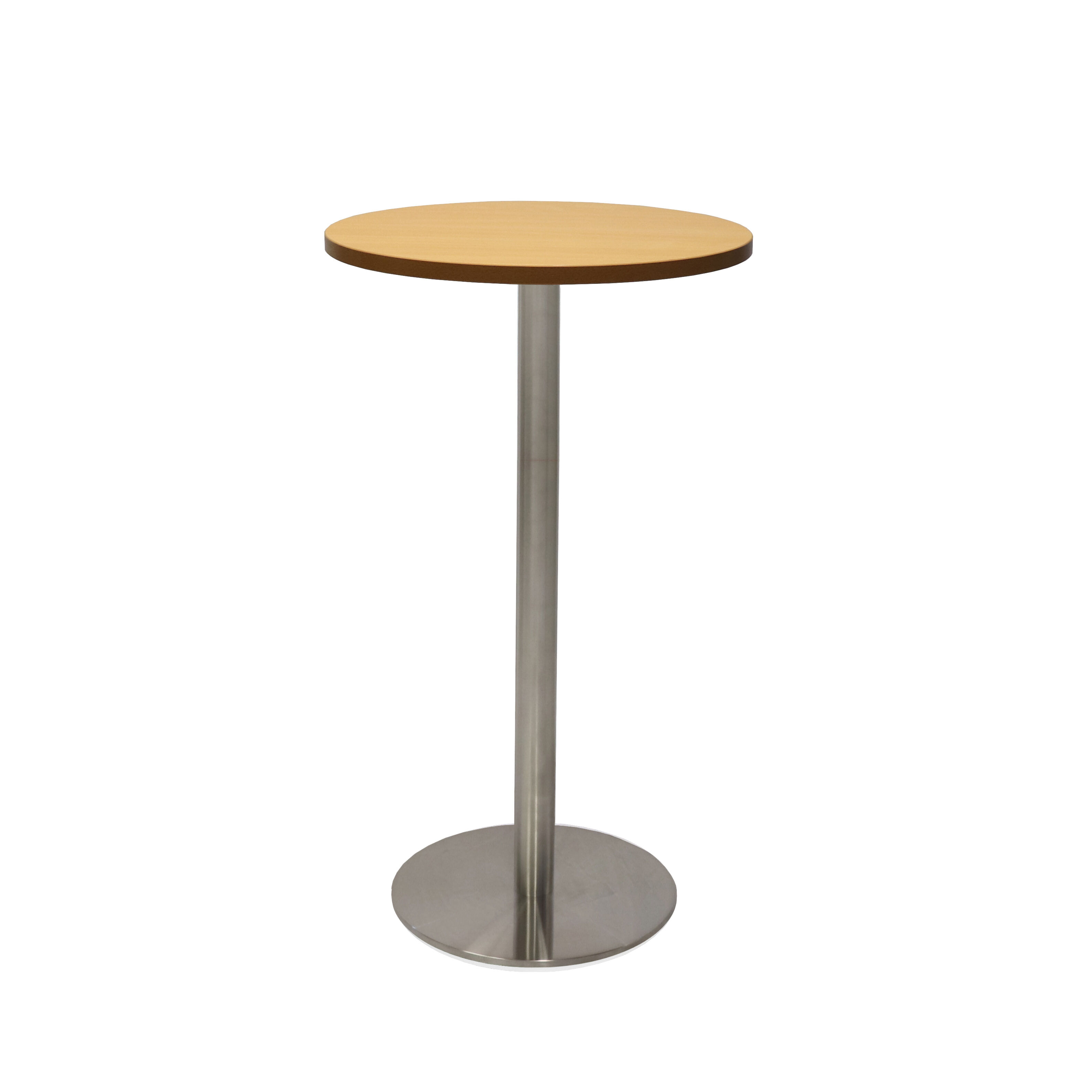 Stainless Steel Base with Classic Beech Top