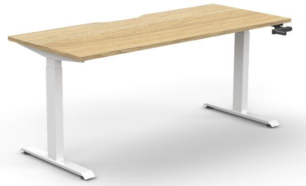 Cool Oak Top with White Base