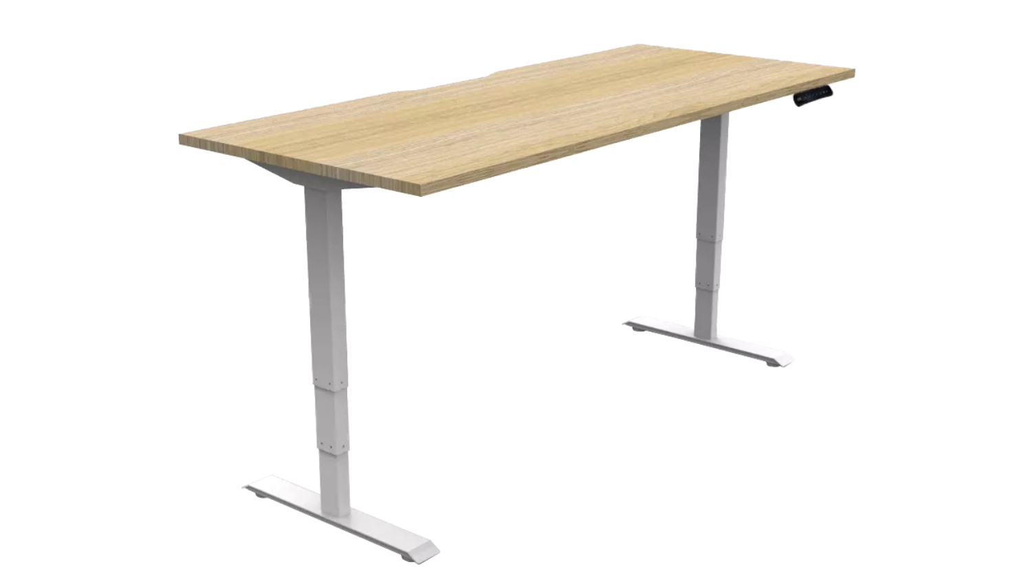 Cool Oak with White Frame