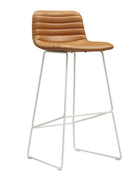 Tan PU with White Frame