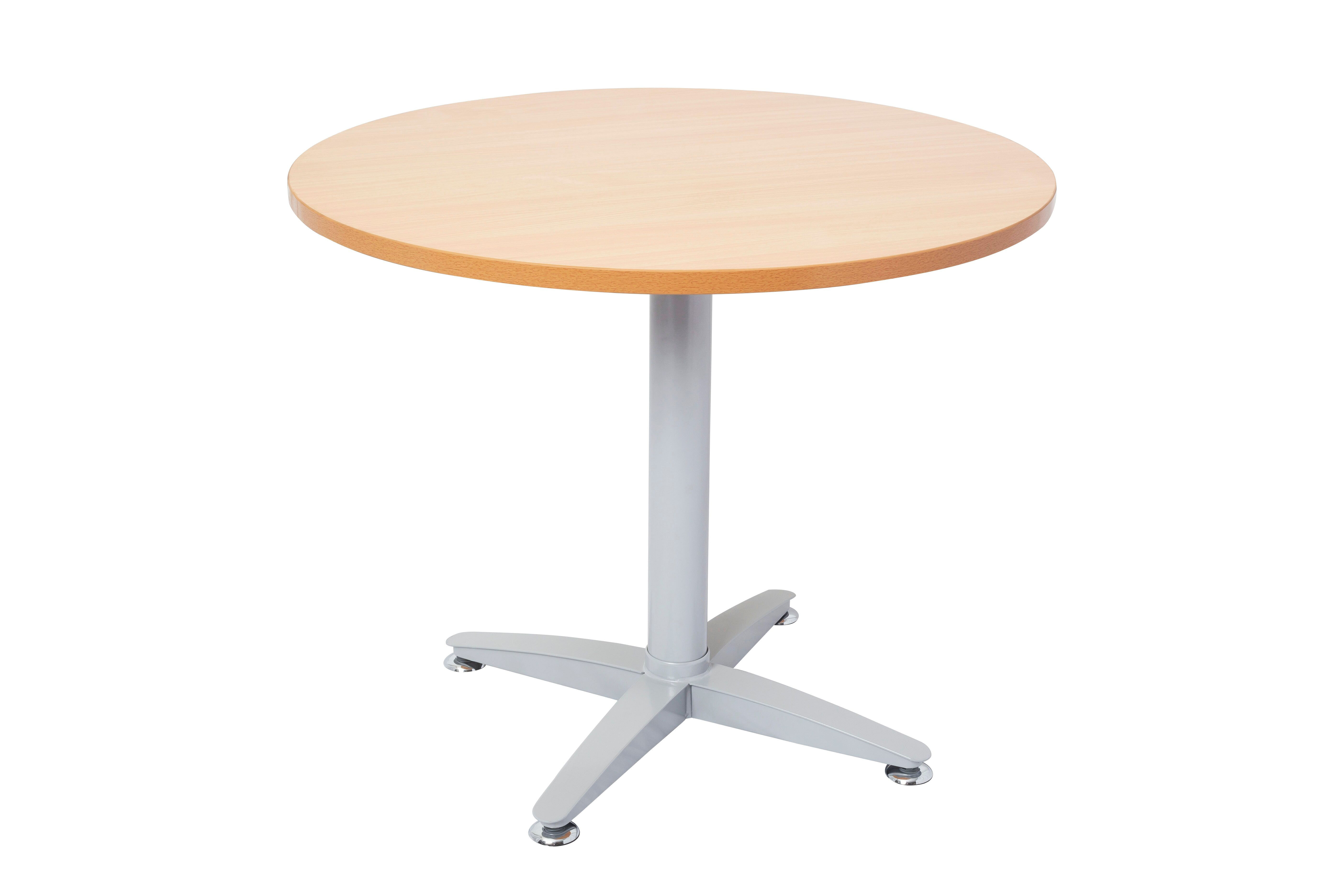 Boston Beech round table 4 star Base