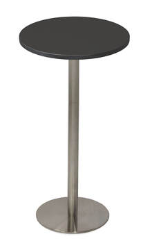 Black Top with Stainless Steel Base