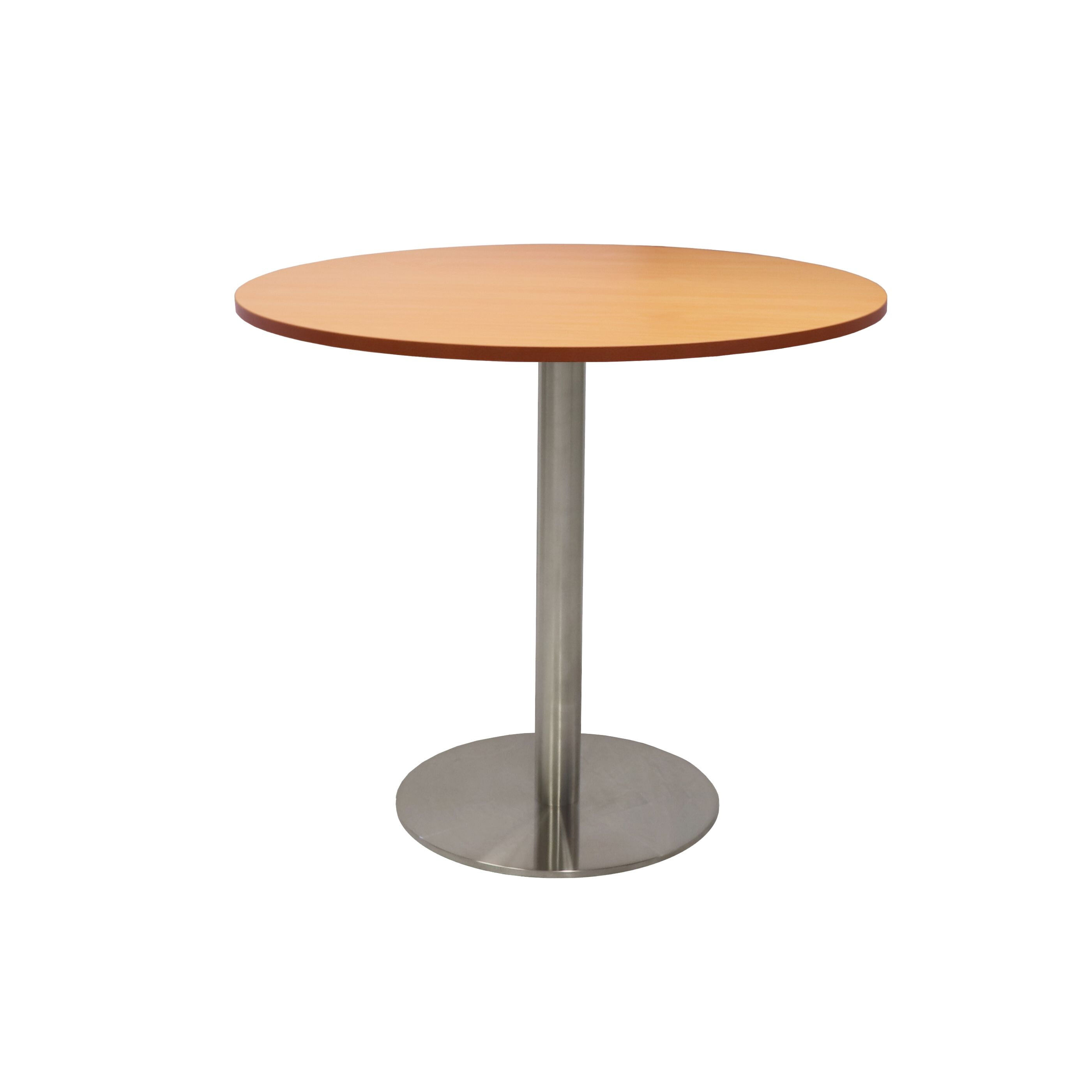 Stainless Steel with Classic Beech Table Top