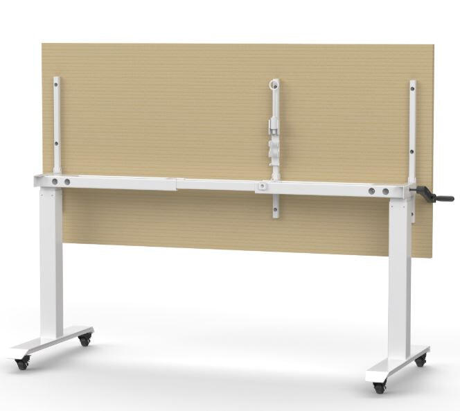 Cool Oak Top with White Frame