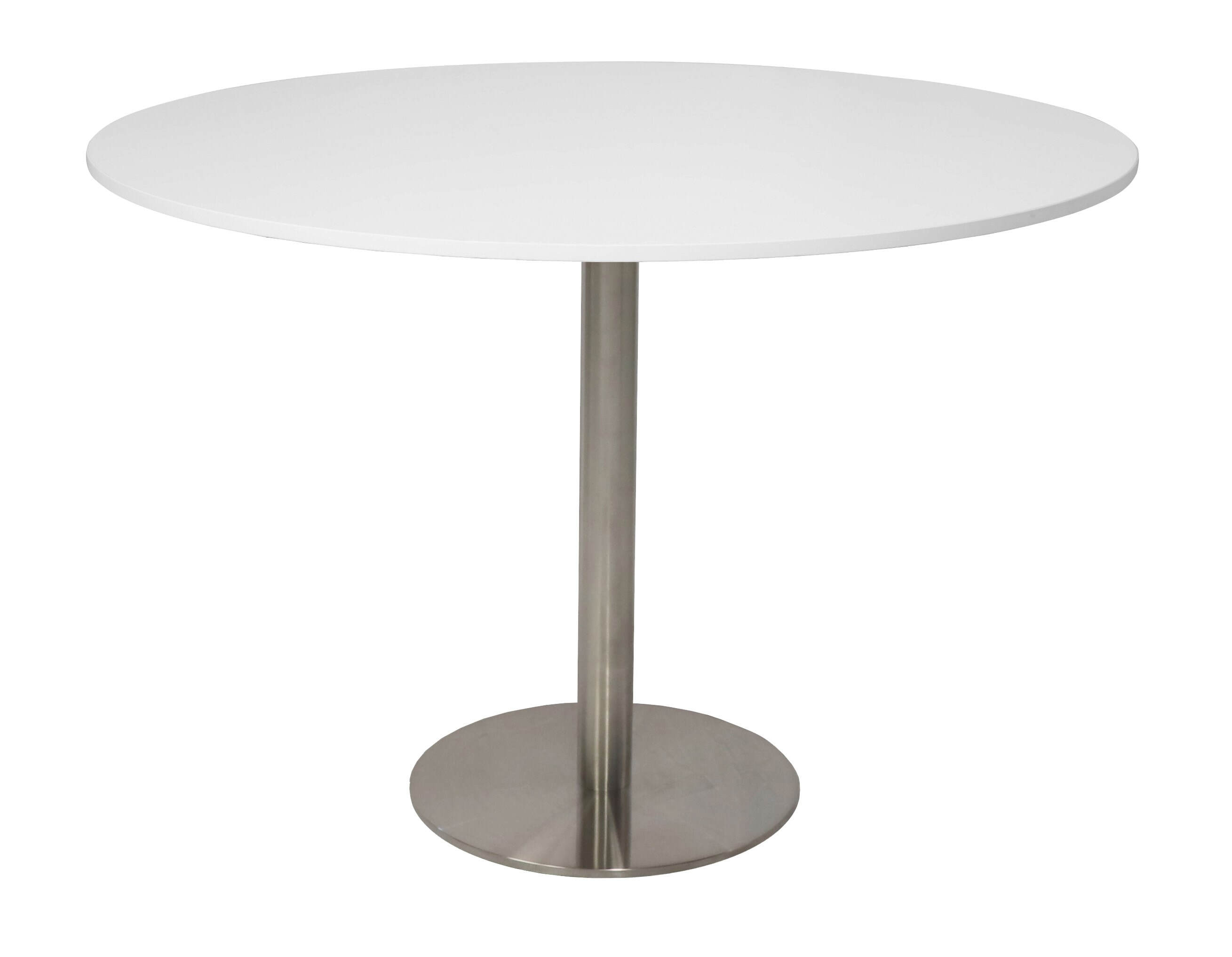 Boston White Top with Stainless Steel Base