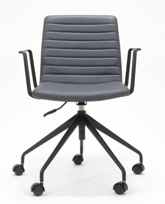 Navy PU Seat with Black Base