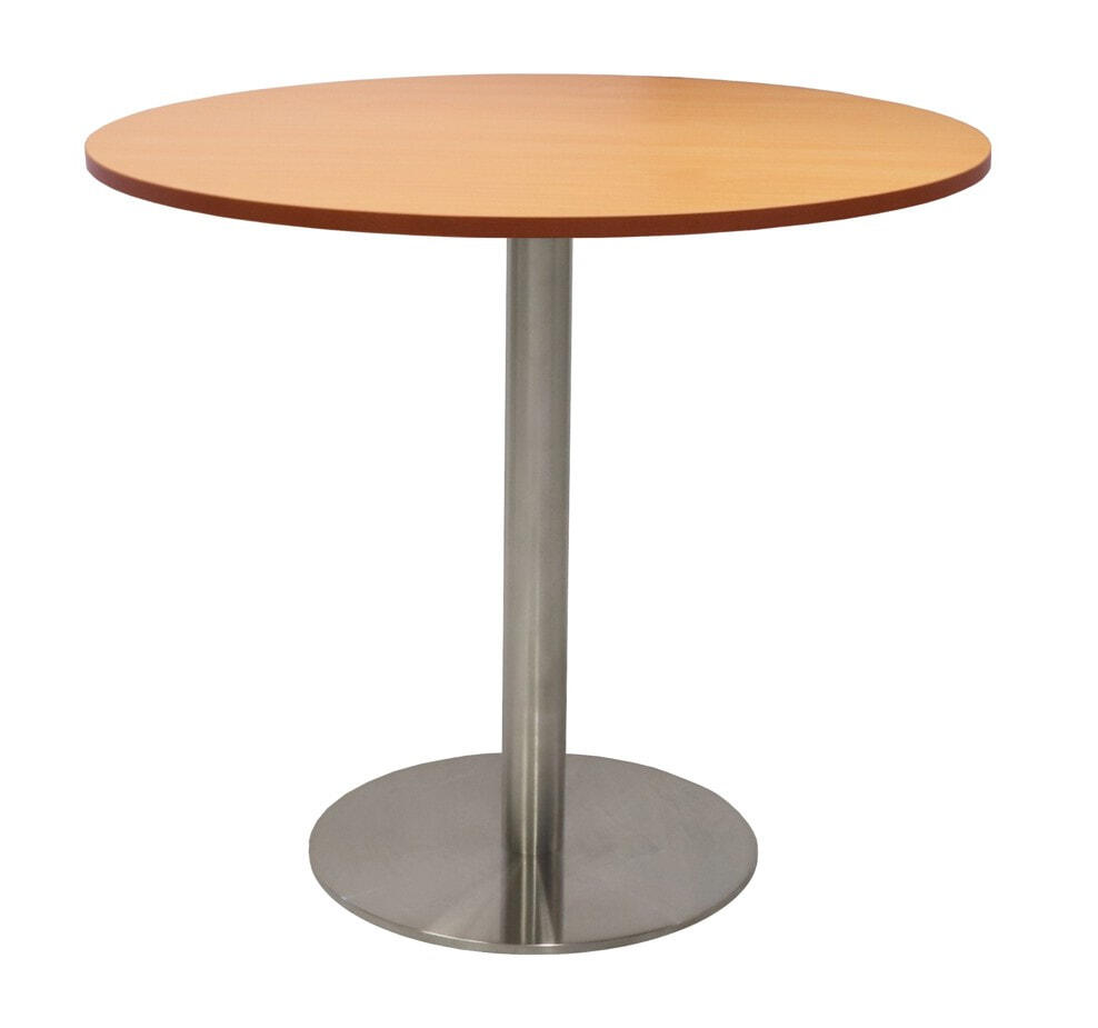 Boston Beech Top with Stainless Steel Base