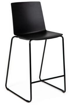 Black Seat with Black Sled Base