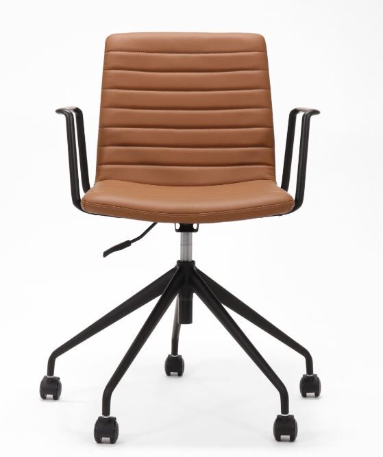 Tan PU Seat with Black Base