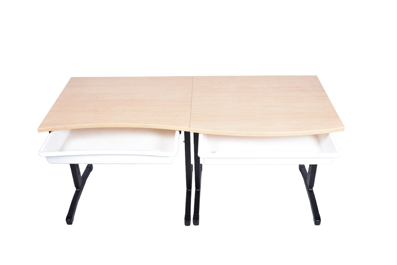 Sassy Wave Student Desks - with Tidy Trays