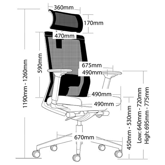 City Mesh Dimensions