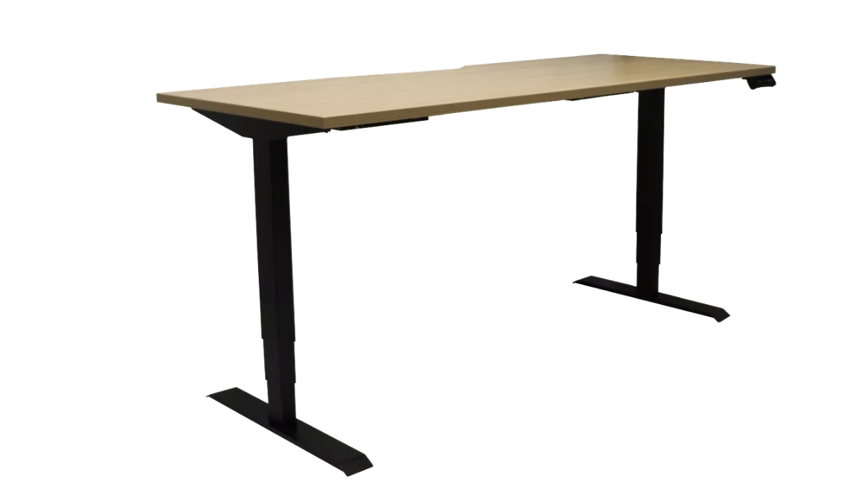 Cool Oak Top with Black Frame