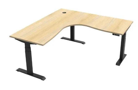 Cool Oak Top with Black Frame