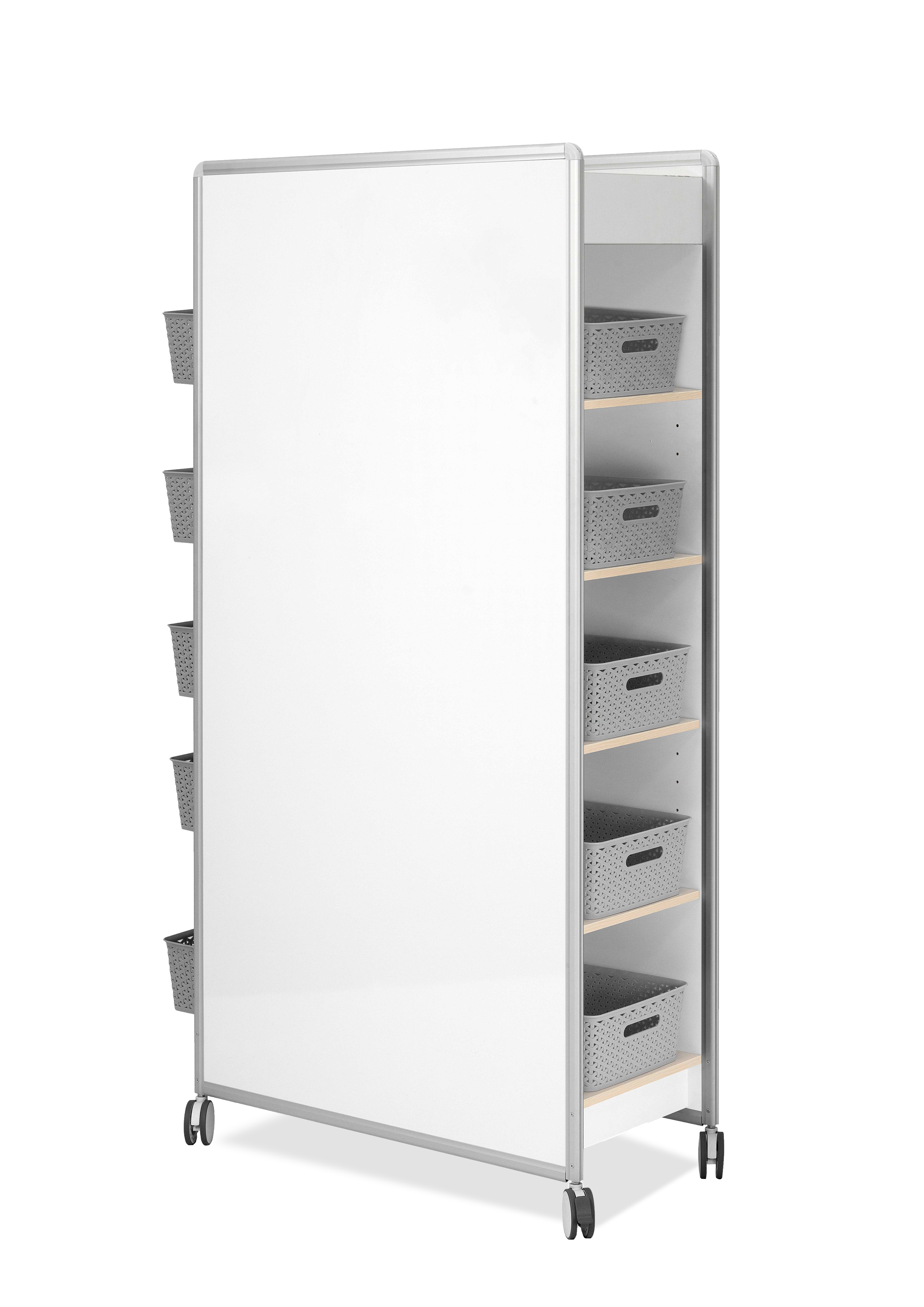 With 10 Grey Baskets