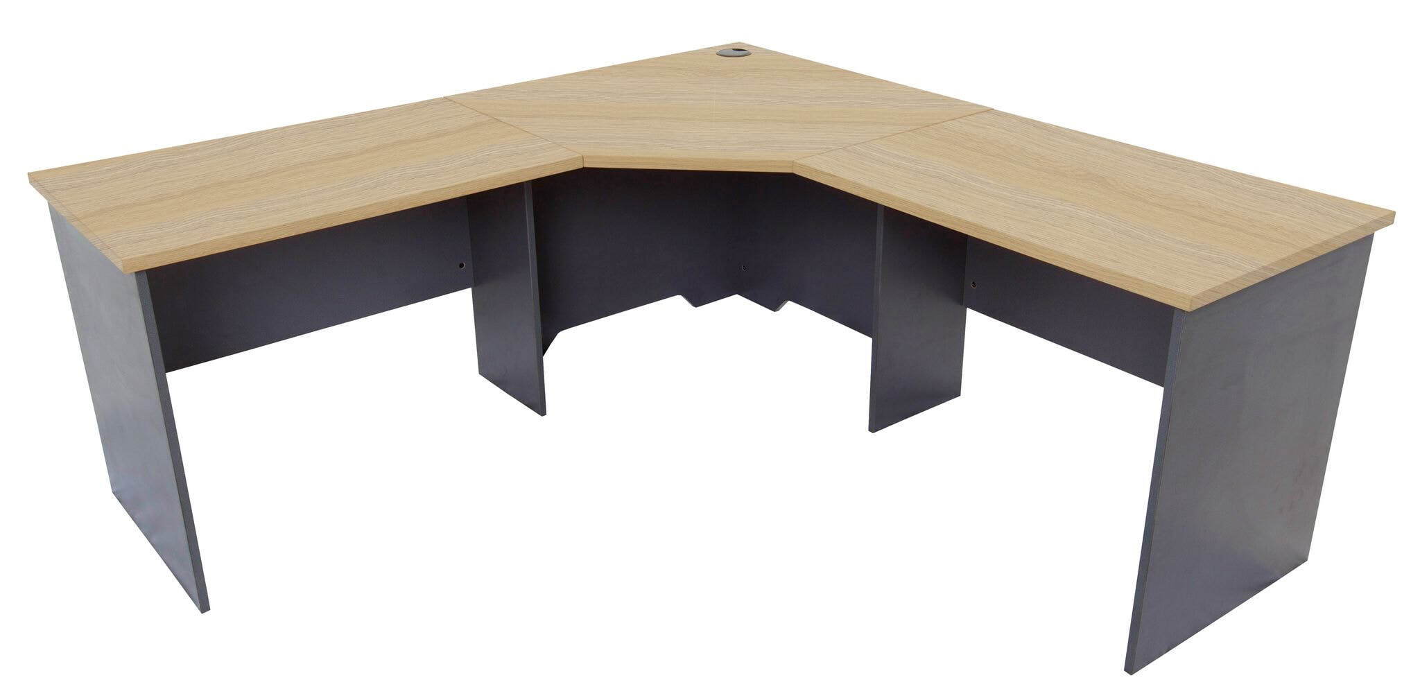 Cool Oak with Ironstone  (Not Available  in 1800W x 1800W x 750D)