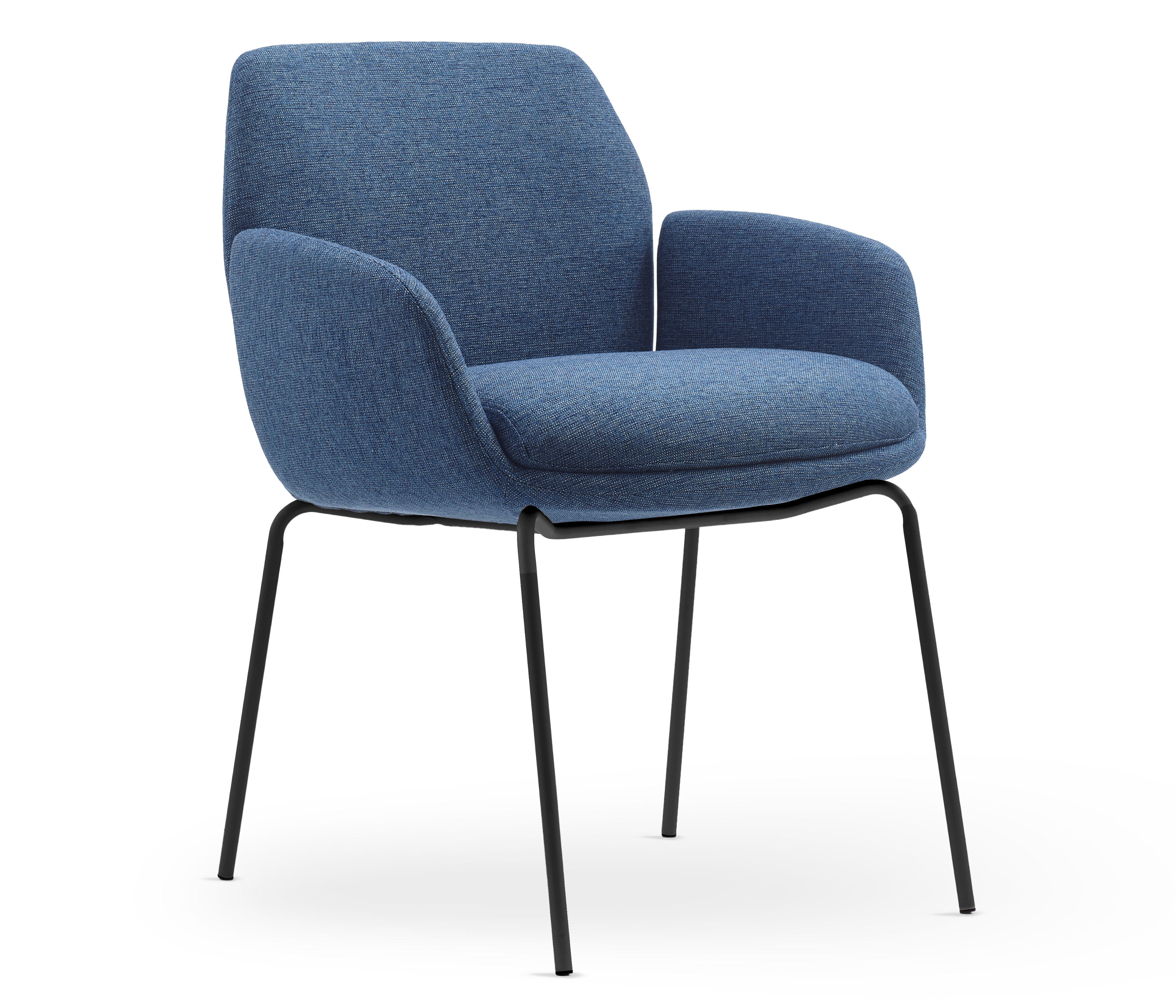 Ocean Fabric Seat with Black Base
