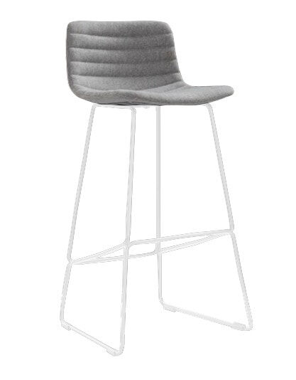 Grey Fabric with White Frame