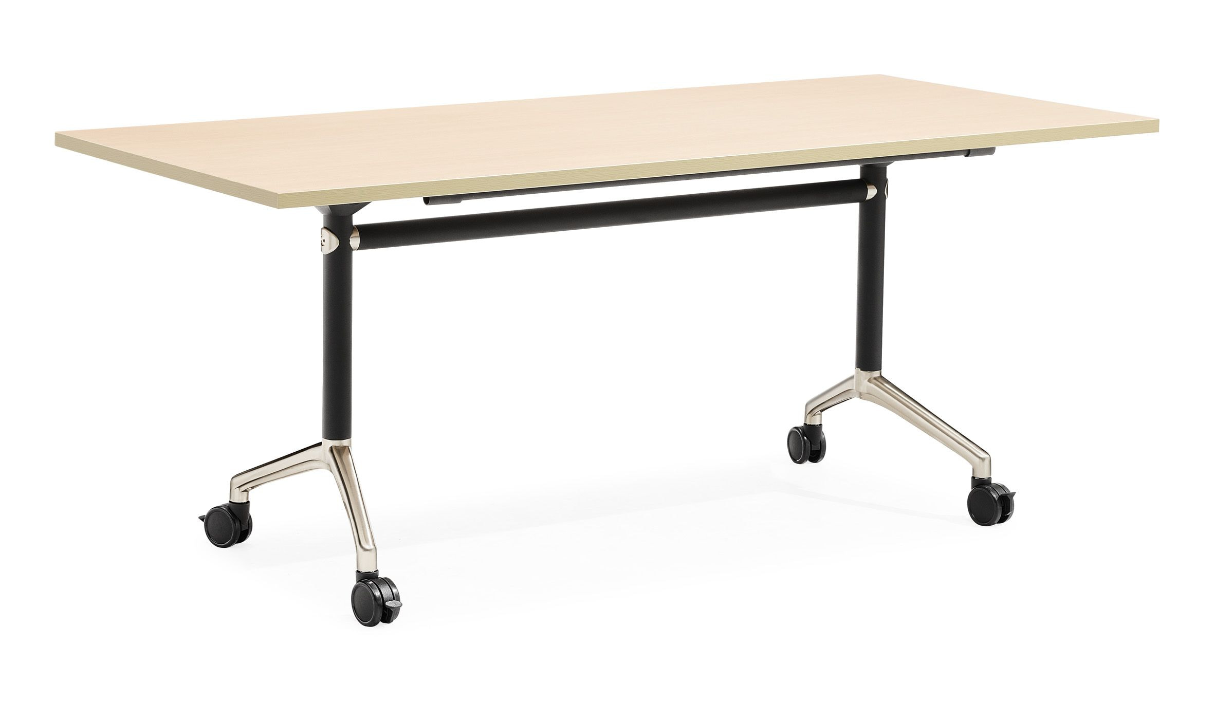 Boston Beech Busy- Mobile Flip Top Table