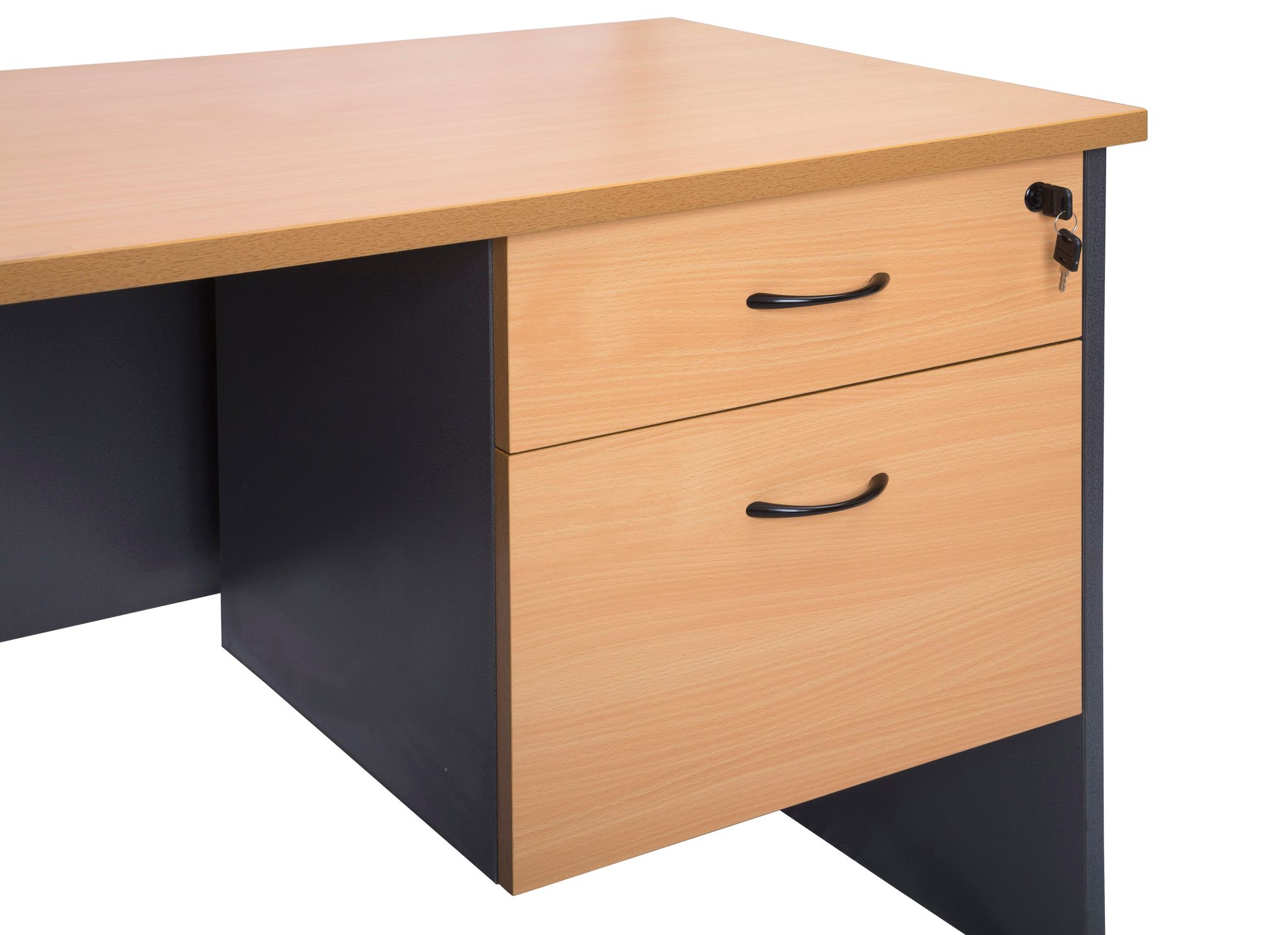 Oasis Lockable Fixed Drawers - 1 Drawer/ 1 File